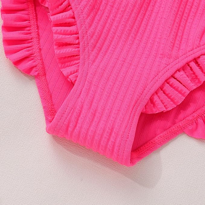 Toddler Swimsuit Girl Color Block Stripe Swimwear Baby Girl Summer Beach - Image 5