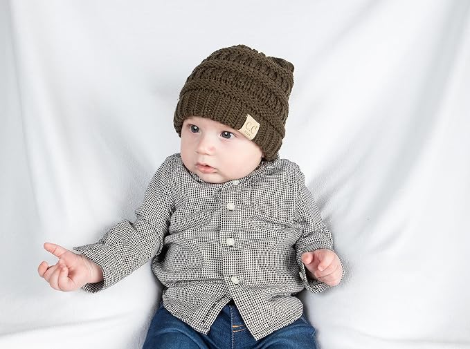 Funky Junque Baby Winter Hat – Cute Newborn Hats, Cozy Warm Infant Beanie - Image 3