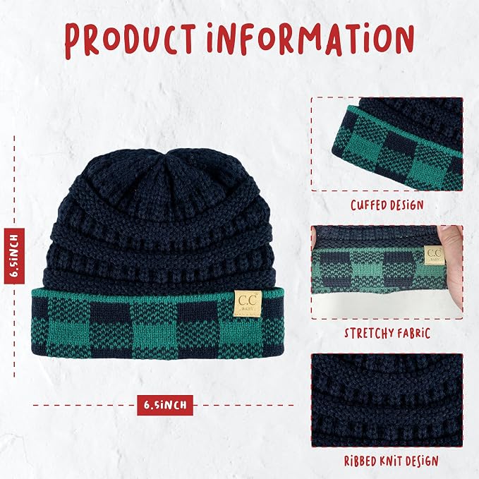 Funky Junque Baby Winter Hat – Cute Newborn Hats, Cozy Warm Infant Beanie - Image 3