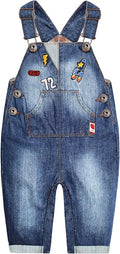 KIDSCOOL SPACE Baby Little Kids Cute Denim Embroidered Fashion Jean Overalls by KidscoolSpaceCallingOutAllTheChildrensDenimLovers