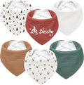 Susurration Muslin Baby Drool Bibs 6Pack Soft Triangular Adjustable Baby by Susurration