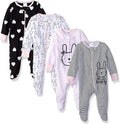 Gerber Baby Girls 4 Pack Sleep 'N Play Footie by Gerber