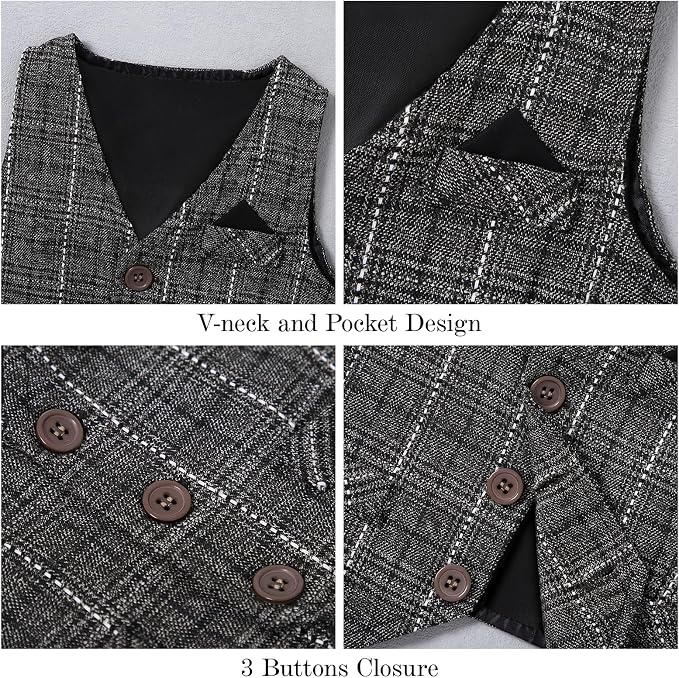 DISAUR Baby Boy Clothes Toddler Boy Outfits 4PCS Gentleman Dress - Image 4