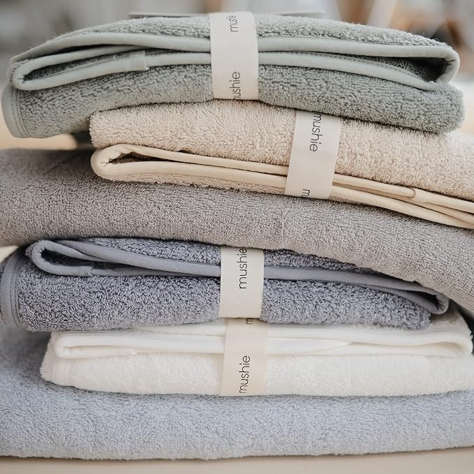 mushie Baby Hooded Towel | Organic Cotton - Image 3