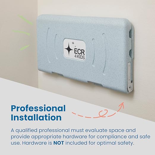 ECR4Kids Horizontal Wall-Mounted Changing Station, Baby Changer - Image 4