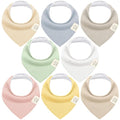 KeaBabies 8-Pack Bandana Bibs for Baby Girls, Boys by KeaBabies