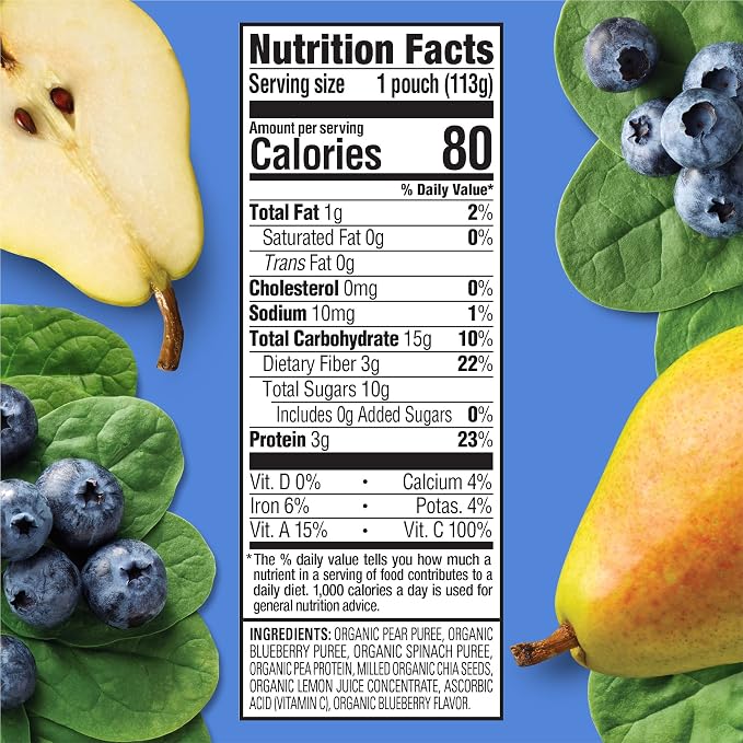 Happy Tot Organics Stage 4 Baby Food Pouches, Gluten Free, Vegan Snack - Image 2