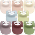 8-Pack Organic Baby Bibs for Girls, Boys by KeaBabies