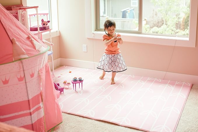 Baby Care Play Mat 82'' x 55'' Original One-Piece Reversible Rollable - Image 3