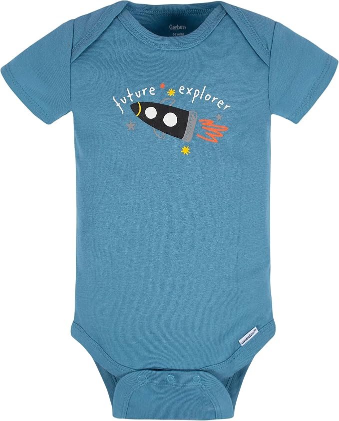 Gerber baby-boys 8-pack Short Sleeve Onesies Bodysuits - Image 2