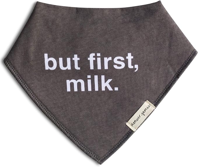 Denver James Bandana Feeding Drool Baby Bib I Soft Organic Cotton I Fleece Back by DenverJames