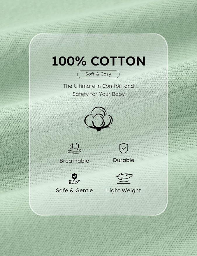 Yoofoss Baby Pajamas 100% Cotton Baby Sleepers - Image 6