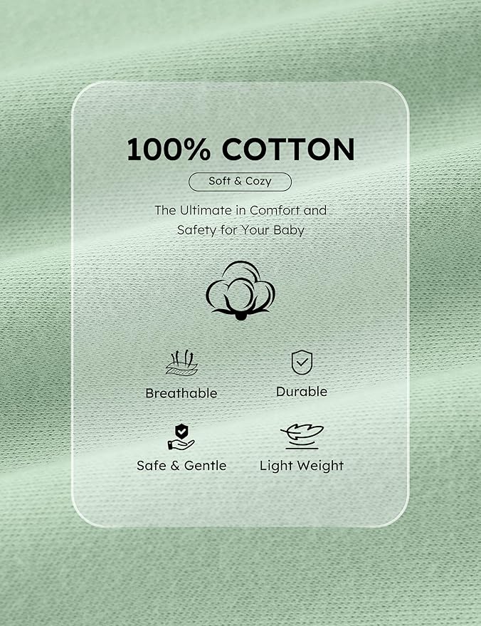 Yoofoss Baby Pajamas 100% Cotton Baby Sleepers - Image 6