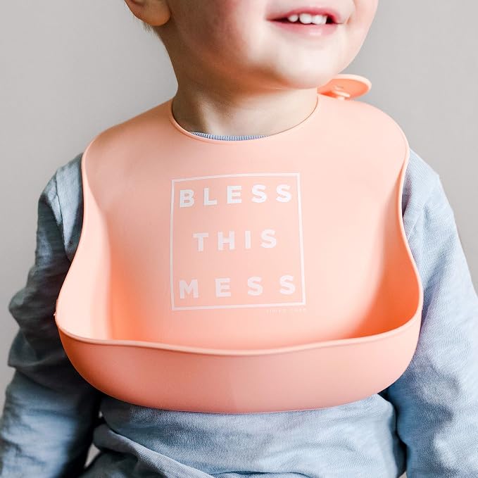 Simka Rose Silicone Baby Bibs - Image 3