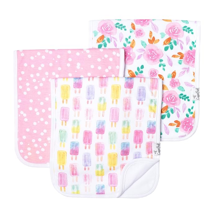 Copper Pearl Premium Baby Burp Cloths by CopperPearl