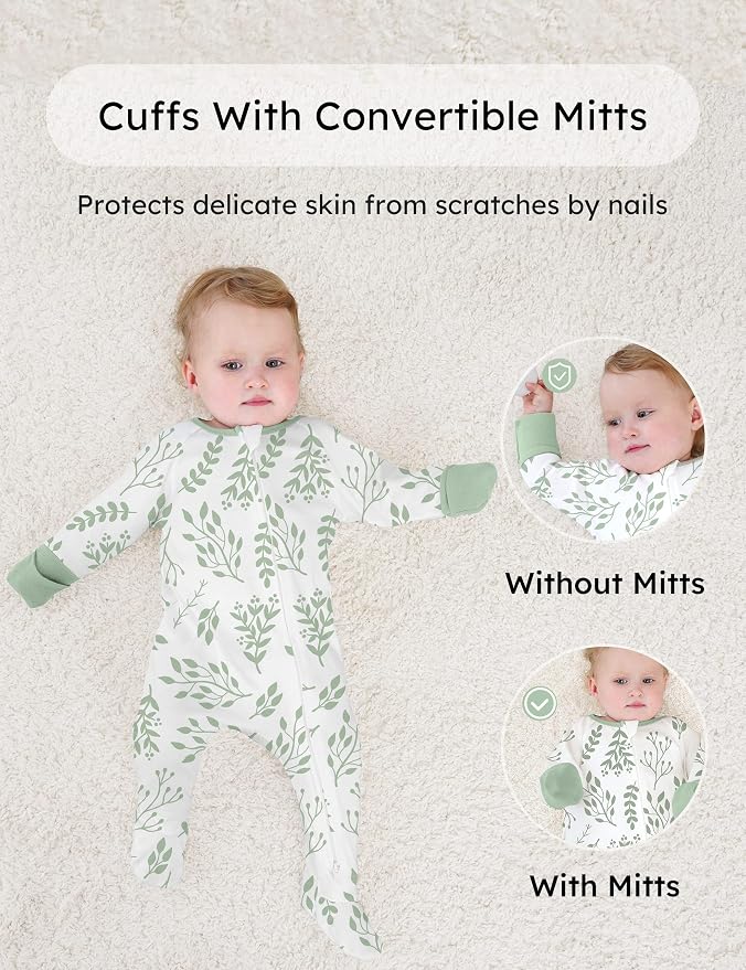 Yoofoss Baby Pajamas 100% Cotton Baby Sleepers - Image 4