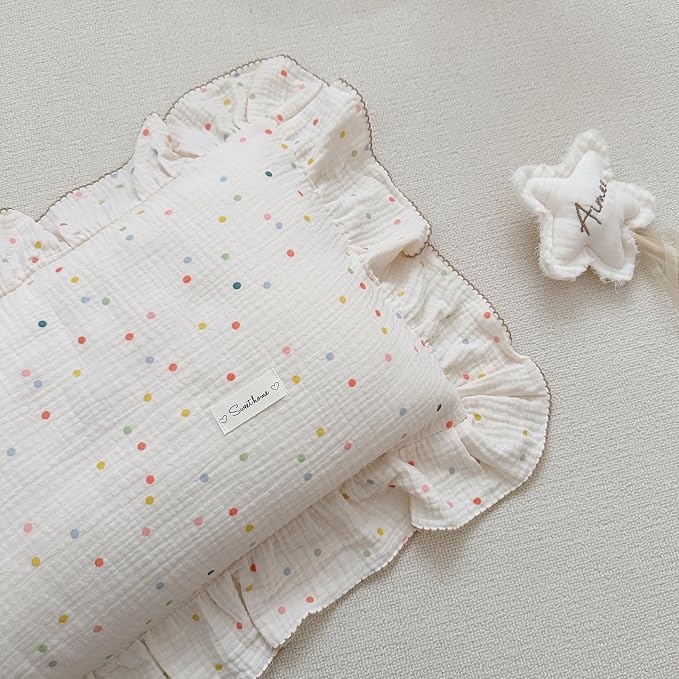 AOJIM Kids Toddler Pillowcase 1 Piece Super Soft Muslin Cotton Bedding - Image 2