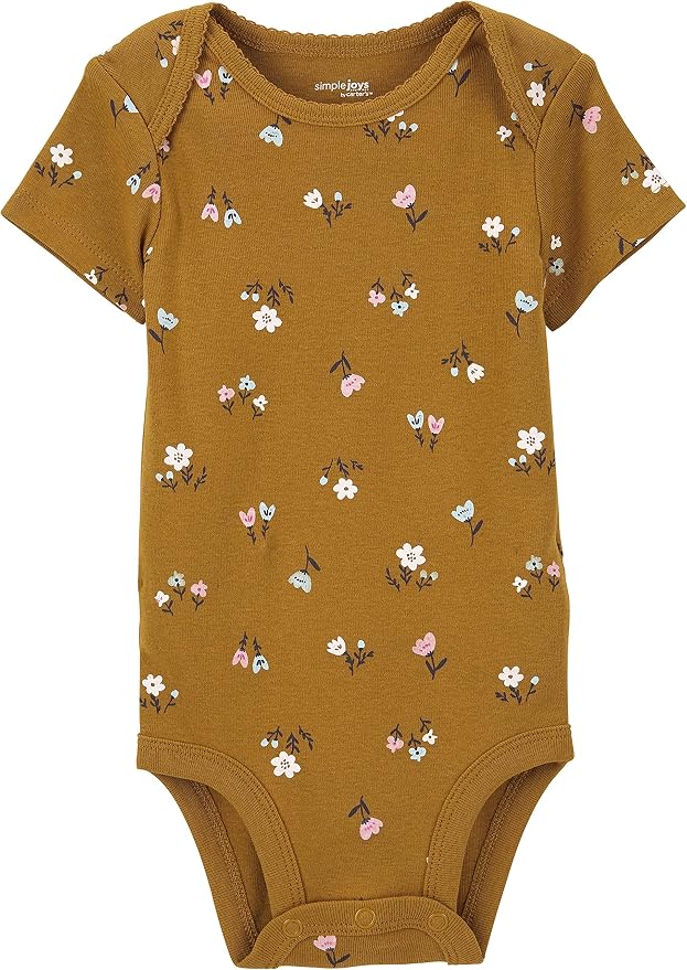 Simple Joys by Carter's Baby Girls' 6-Pack Sleeveless Bodysuit - Image 2