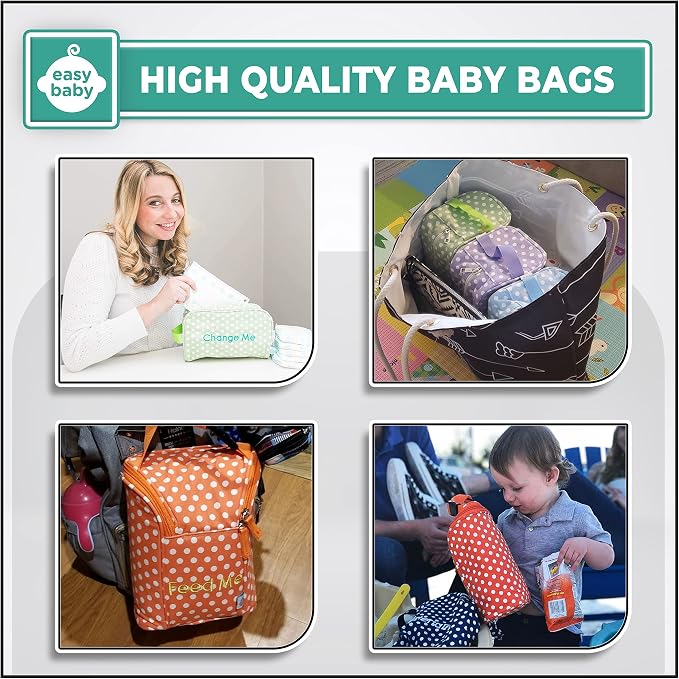Easy Baby - Diaper, and Supplies - Organizer Pouches and Changing Pad - Change - Image 5