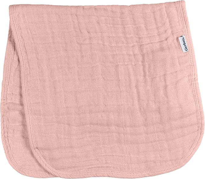 Gerber Baby Unisex Muslin Burp Cloths 6-Pack, Large Size 20" x 10" - Image 3