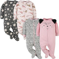 Gerber Baby Girls 4 Pack Sleep 'N Play Footie by Gerber