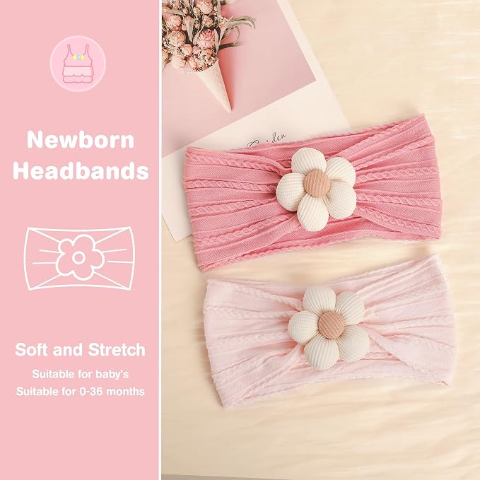 6 Pcs Baby Girls' Headbands Gifts - Image 3