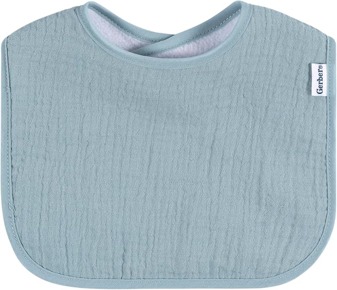 Gerber Unisex Baby Muslin 8 Pack Drooling Bibs - Image 9