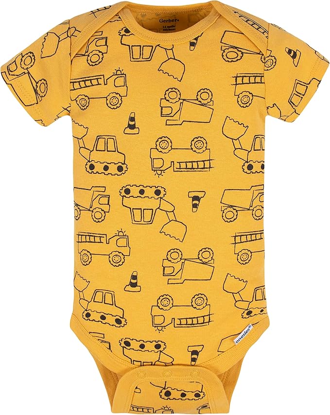 Gerber baby-boys 8-pack Short Sleeve Onesies Bodysuits - Image 4