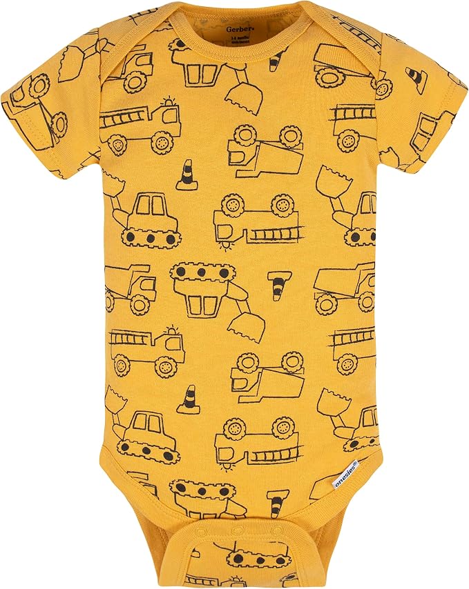 Gerber baby-boys 8-pack Short Sleeve Onesies Bodysuits - Image 4