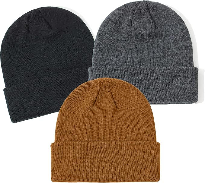 YMYDYFC Baby Beanie 3Pack Toddler Beanie Infant Knit Hat Baby Winter Hats - Image 2