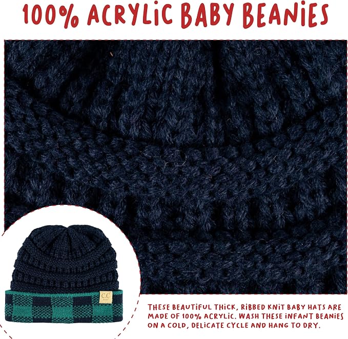 Funky Junque Baby Winter Hat – Cute Newborn Hats, Cozy Warm Infant Beanie - Image 5