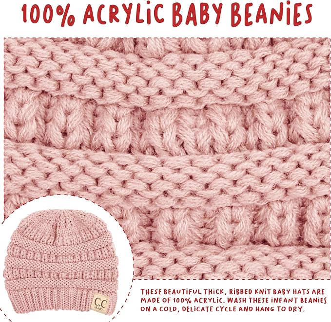 Funky Junque Baby Winter Hat – Cute Newborn Hats, Cozy Warm Infant Beanie - Image 5