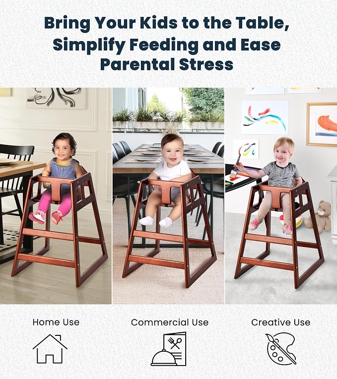 Alpine Wooden High Chairs for Babies and Toddlers - Image 5