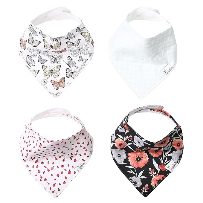 Copper Pearl Baby Bandana Drool Bibs by CopperPearl
