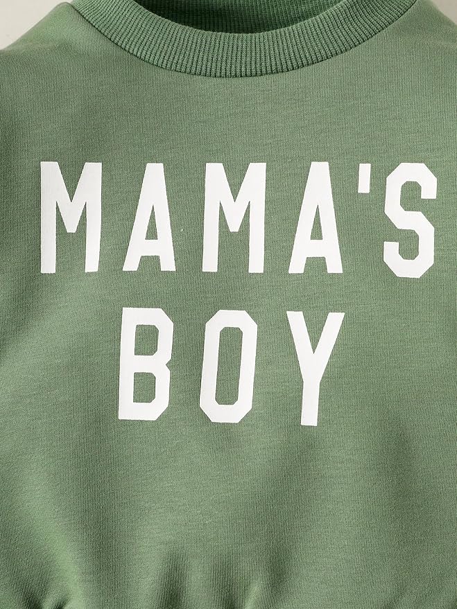 Toddler Baby Boy Fall Winter Clothes Crewneck Long Sleeve Sweatshirt Pullover - Image 4