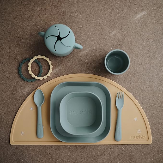 mushie Square Dinnerware Bowls for Kids | Made in Denmark - Image 4