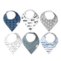 Copper Pearl 6 Pack Soft Cotton Baby Bibs by CopperPearl