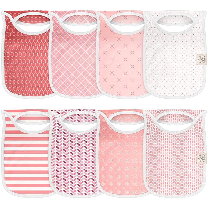 KeaBabies 8-Pack Baby Bibs for Boys, Girls by KeaBabies