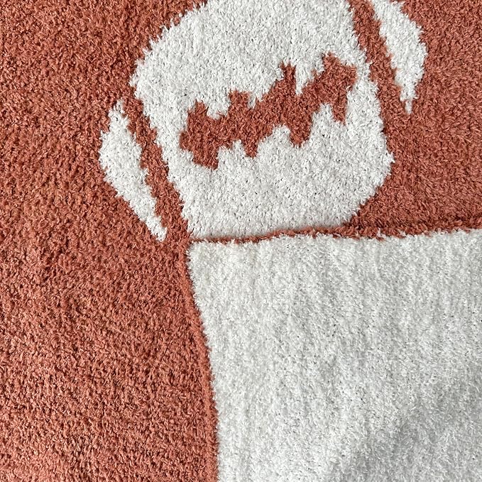 Cozy Football Pattern Blanket Perfect Lightweight Bedding - Image 4