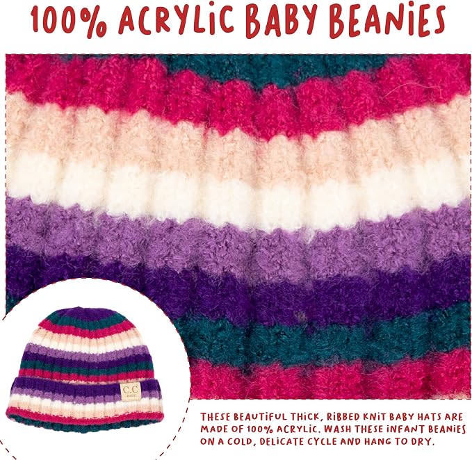 Funky Junque Baby Winter Hat – Cute Newborn Hats, Cozy Warm Infant Beanie - Image 7