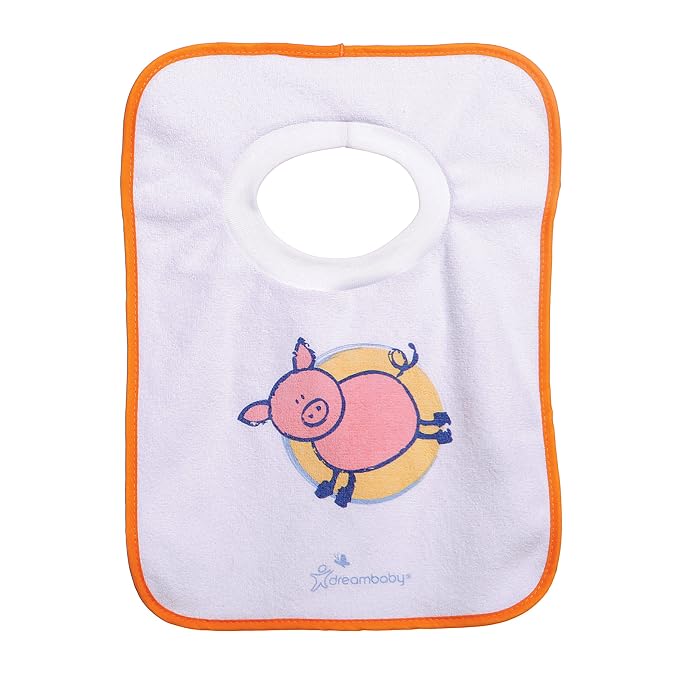 Dreambaby Terry Cloth Cotton Pullover Baby Bibs - Image 3