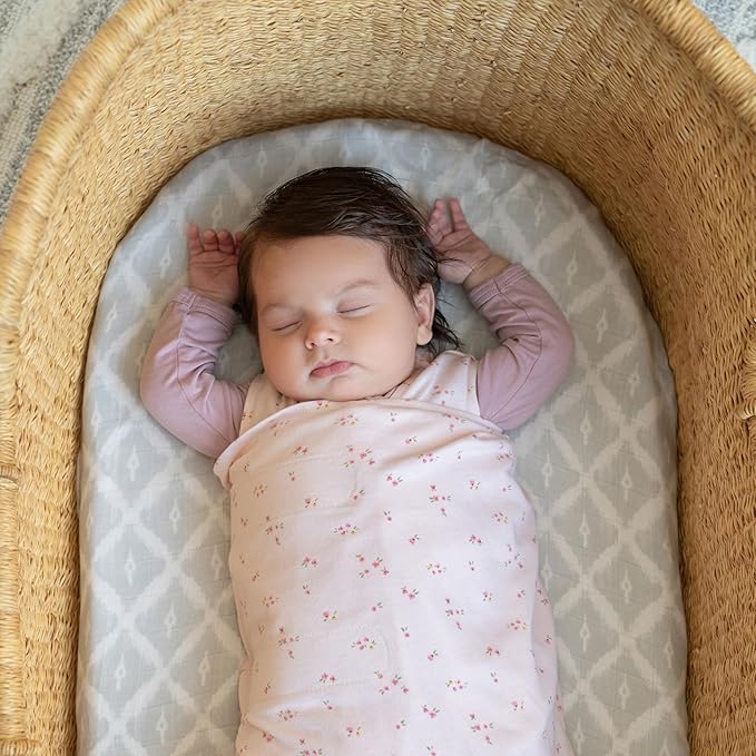 HALO 100% Cotton Sleepsack Swaddle, 3-Way Adjustable Wearable Blanket, TOG 1.5 - Image 2