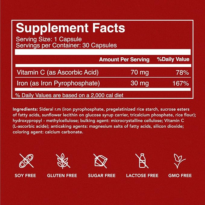 SiderAL Forte Iron Supplement Clinically Proven to Increase Levels Without Side - Image 7