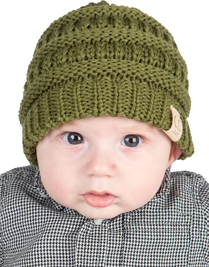 Funky Junque Baby Winter Hat – Cute Newborn Hats, Cozy Warm Infant Beanie - Image 4