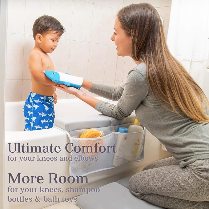 Premium Bath Kneeler, Baby Bath Kneeler and Elbow Rest Pad Set, Kneeling Pad - Image 2