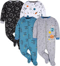 Gerber Baby Boys 4 Pack Sleep 'N Play Footie by Gerber