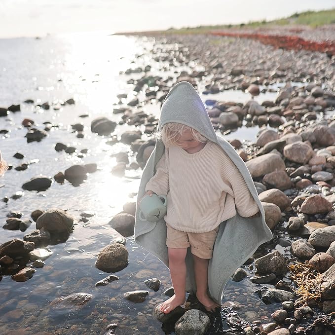 mushie Baby Hooded Towel | Organic Cotton - Image 5