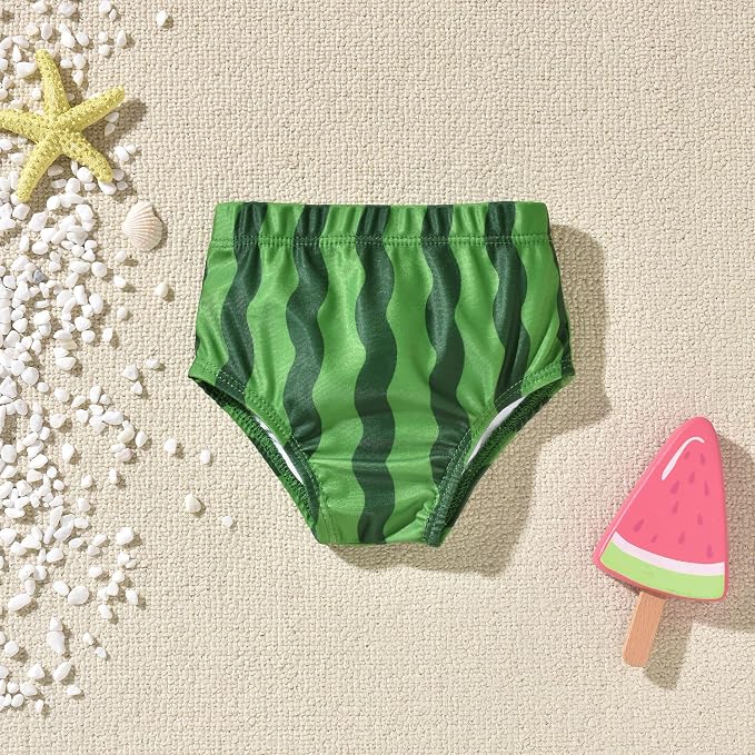 Aalizzwell Toddler Baby Girl Bathing Suit Two Piece Swimsuit Bikini Beach Wear - Image 5
