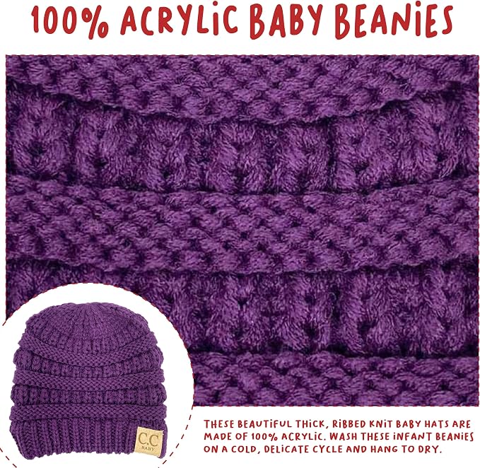 Funky Junque Baby Winter Hat – Cute Newborn Hats, Cozy Warm Infant Beanie - Image 7