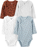 Simple Joys by Carter's unisex-baby 4-pack Side Snap Bodysuit by SimpleJoysbyCarters